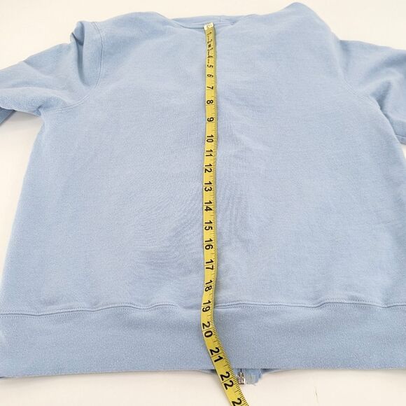 Disney Tinkerbell Blue Full Zip Sweatshirt Hoodie Women's Size S/M Kids XL - Picture 5 of 8